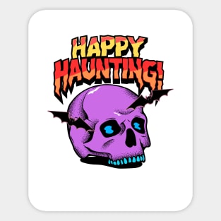 Happy Haunting Halloween Sticker